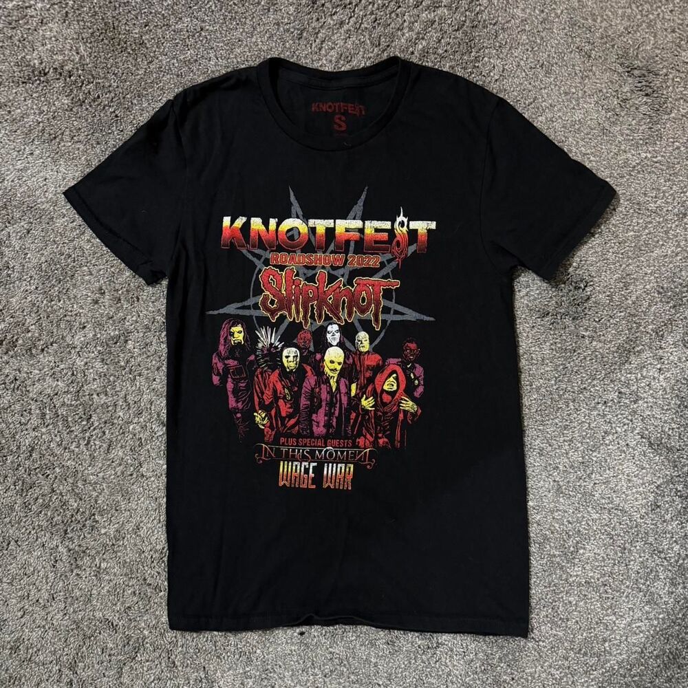 Slipknot Men's Black T-shirt